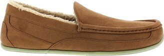 Spun Deer Stag Faux-Shearling Moccasin Slippers