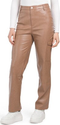 TJMAXX Faux Leather Cargo Pants