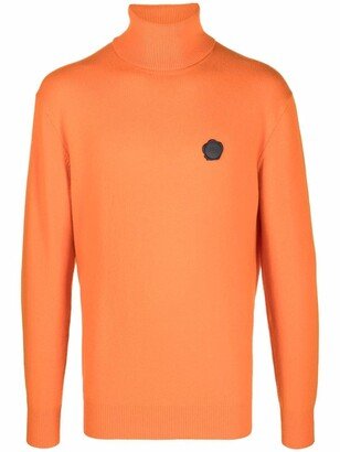 Roll-Neck Seal Logo Jumper