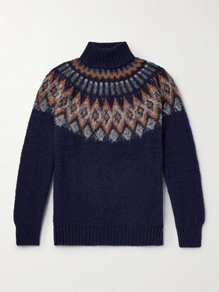 Fair Isle Wool Rollneck Sweater