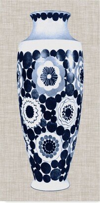 Unknown Blue & White Vase V Canvas Art - 15 x 20