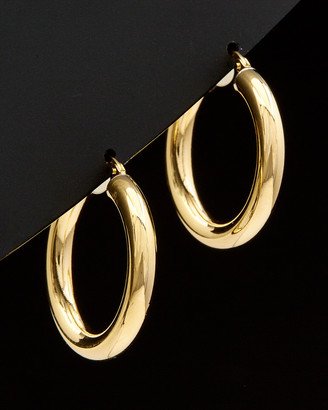 18K Polished Hoops