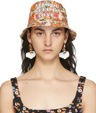 Rabanne SSENSE Exclusive Multicolor Nacre Jersey Bob Bucket Hat