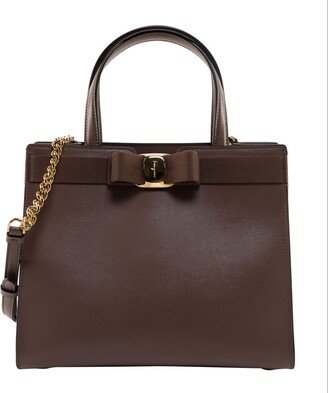 Vara Bow Detailed Medium Tote Bag