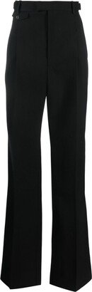 Straight-Leg Tailored Trousers-EW