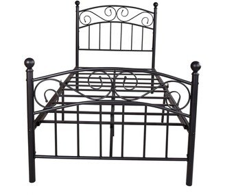 unbrand Metal Platform Bed Frame with Headboard and Footboard，Queen Size