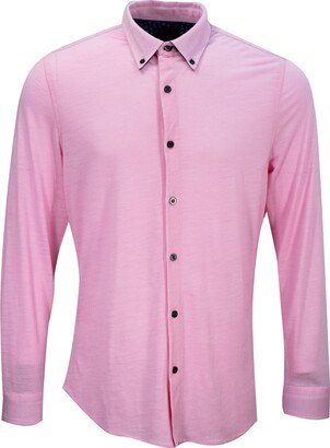 Lords of Harlech Shawn Merino Shirt - Pink