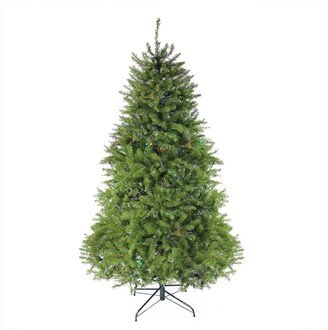 Northlight 7.5' Pre-Lit Northern Pine Full Artificial Christmas Tree - Multi-Color Led Lights