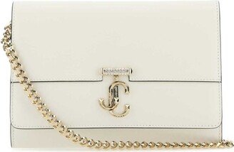 Logo Plaque Chained Clutch Bag-AA