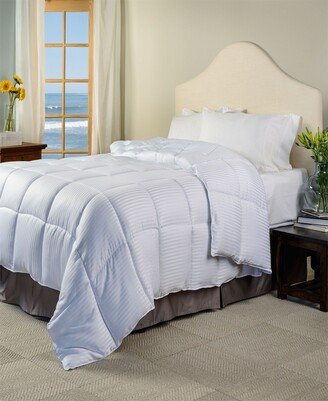 Striped Down Alternative Comforter, Full/Queen