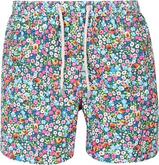 Saint Barth All-Over Printed Drawstring Swim Shorts-AA