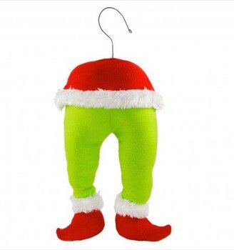 20 Deluxe Plush Christmas Monster Bottom Decoration, Green Monster, Monster Bottom, Decor, Wreath Supply