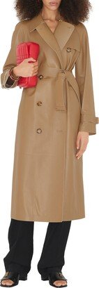 Waterloo Leather Trench Coat-AB