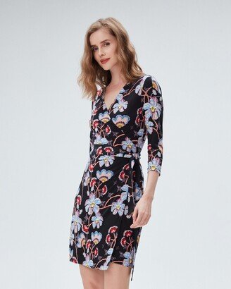 Julian Silk Jersey Wrap Dress-AB