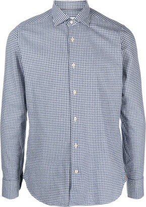 Check-Pattern Cotton Shirt