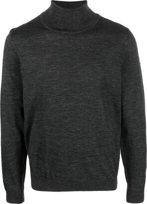 Roll-Neck Virgin Wool Jumper-AH