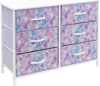 Drawer Fabric Dresser for Bedroom and More Purple