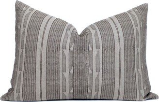 Sevilla Designer Pillow Cover | Modern Pillows Boho Brown Throw Decorative Covers One Affirmation Neutral