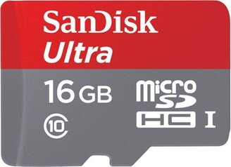 Sandisk Ultra Microsdhc Memory Card- 16GB- Class 10 And Uhs-i