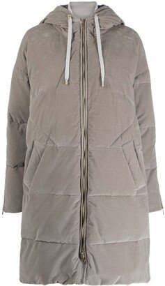 Zip-Up Padded Coat-AA