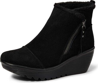 Women's Parallel-Zip up Wedge Casual Comfort Ankle Boot Fashion-AB