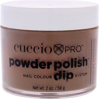 Pro Powder Polish Nail Colour Dip System - Rich Brown by Cuccio Colour for Women - 1.6 oz Nail Powder