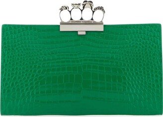 Jewelled Embossed Embellished Clutch Bag