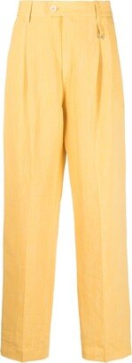 Le Raphia Madeiro straight-leg trousers