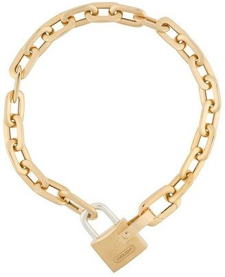 Small Padlock Chain Bracelet