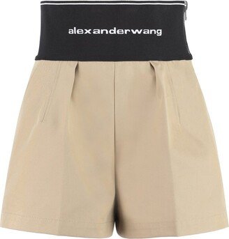 Elastic Logo Waistband Shorts