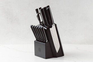 Schmidt Bros Cutlery Highline 14pc Knife Block Set Black/Silver