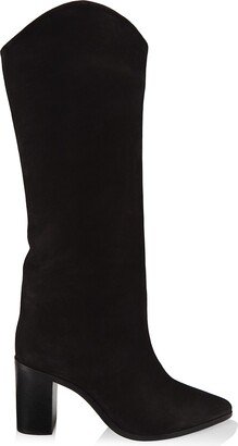 Maryana 85MM Nubuck Knee-High Boots