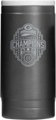 Georgia Bulldogs College Football Playoff 2022 National Champions 12 Oz Powder Coat Slim Can Cooler