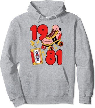 1981 Birth Year Nostalgic Birthday I Miss The 80s Nostalgic Birthday 1981 Birth Year Old School Pullover Hoodie