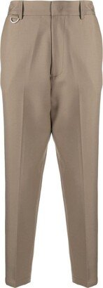 Pressed-Crease Tapered Trousers