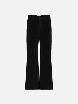 Le Palazzo Crop Velveteen Wide Leg Jeans