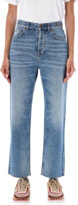 Masaya Straight-Leg Cropped Jeans