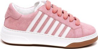 2 Logo Print Stripe Detailed Sneakers