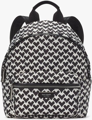 Sam Icon Modernist Hearts Jacquard Small Backpack