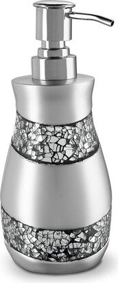 Silver Mosaic Soap Dispenser