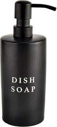 Sweet Water Decor Black Stoneware Dish Soap Dispenser - 15oz