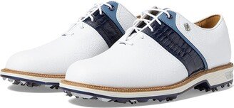 FootJoy Premiere Series - Packard Golf Shoes (White/Navy/Blue) Men's Shoes