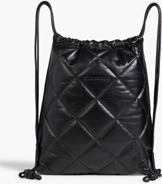 Riley quilted leather backpack