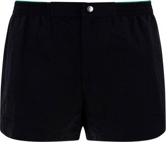 Buttoned Swim Shorts