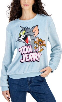 Love Tribe Juniors' Tom & Jerry Graphic Cozy Sweatshirt