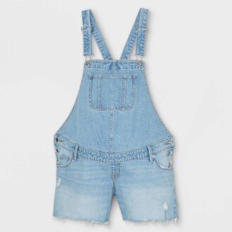 Shortalls Maternity Jean Shorts - Isabel Maternity by Ingrid & Isabel™ Light Wash