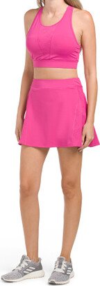 TJMAXX Perforated Tennis Bra And Skort Set For Women