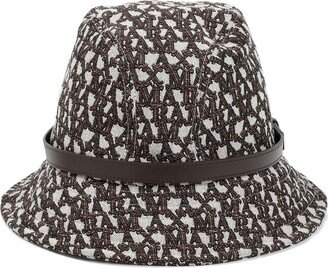 All-over Logo Patterned Bucket Hat