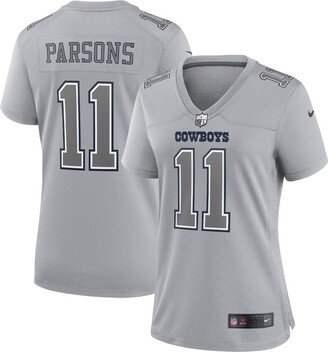 Women's Micah Parsons Gray Dallas Cowboys Atmosphere Fashion Game Jersey