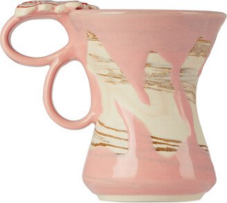 Handle With Care by Christian Moses Pink New York Mug